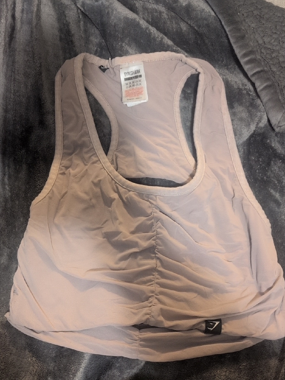 Gymshark Women's Blush Dusty Pink Racerback Sports Bra